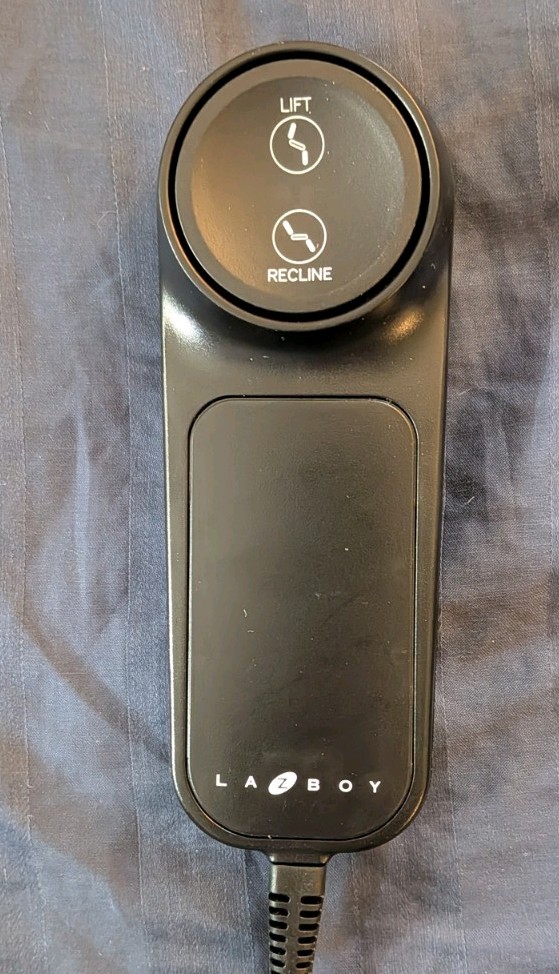 Lazboy Lift Chair Remote 2-Button Control, 10.000116, 5-Pin Connector, New gallery