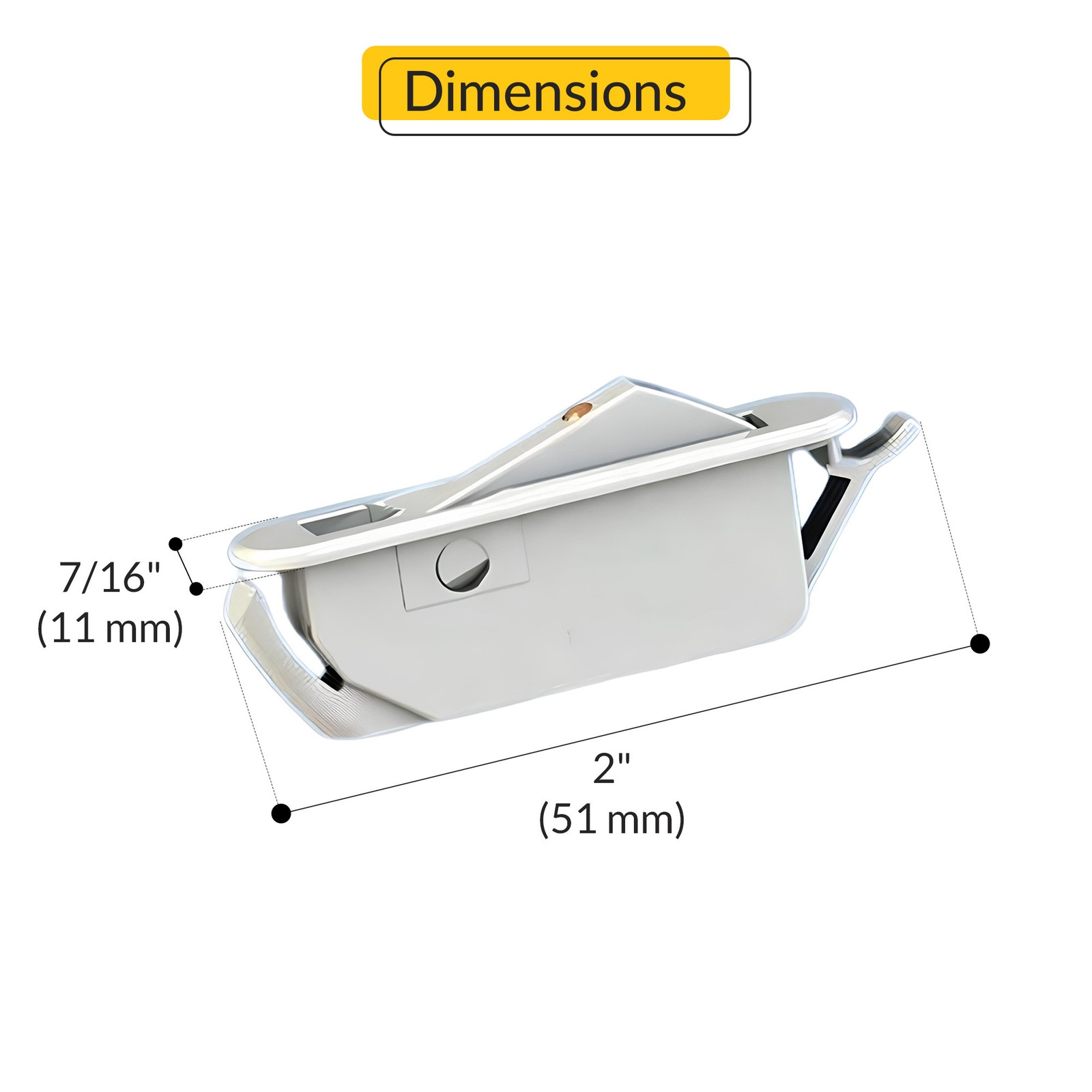 Brixwell Single Action Window Opening Control Devices, Plastic, Blue White Finis gallery