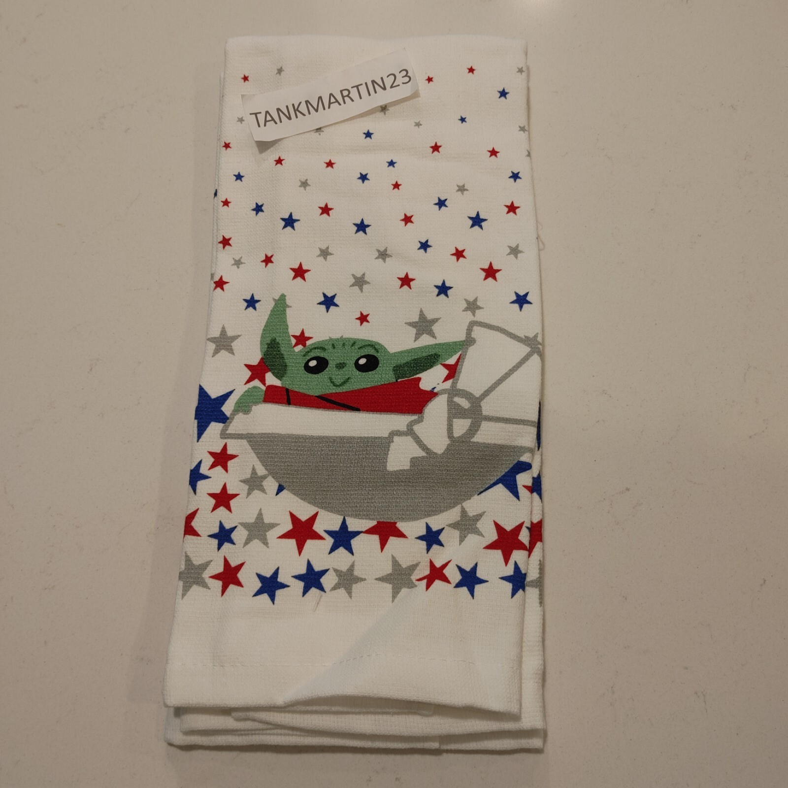 Star Wars Kitchen Hand Towels USA Patriotic 4th of July America Grogu Yoda gallery