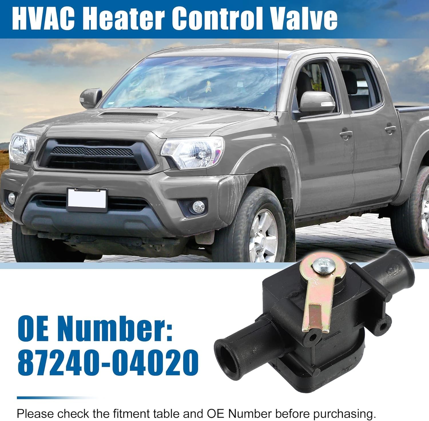 X AUTOHAUX HVAC Heater Control Valve for Toyota Tacoma Base, SR5 2.4 2.7 3.4 199 gallery