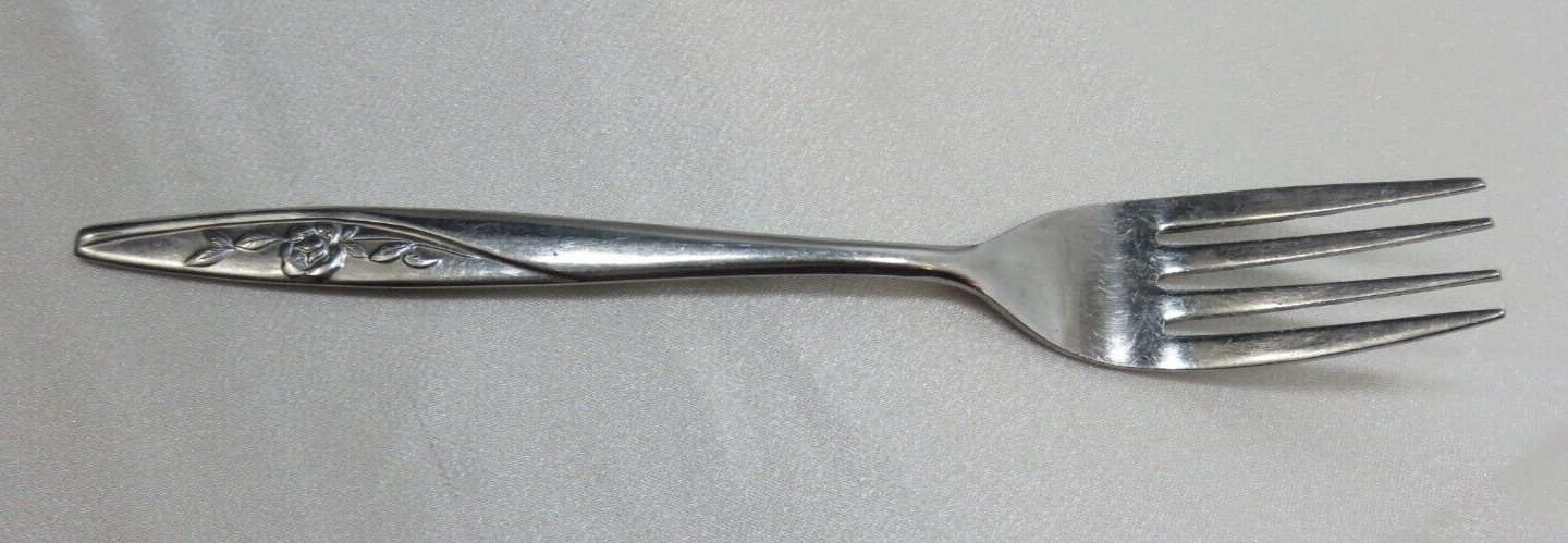 Vintage Kaysons Stainless - Dinner Fork 7-1/4" - KAO1 Rose - Japan gallery
