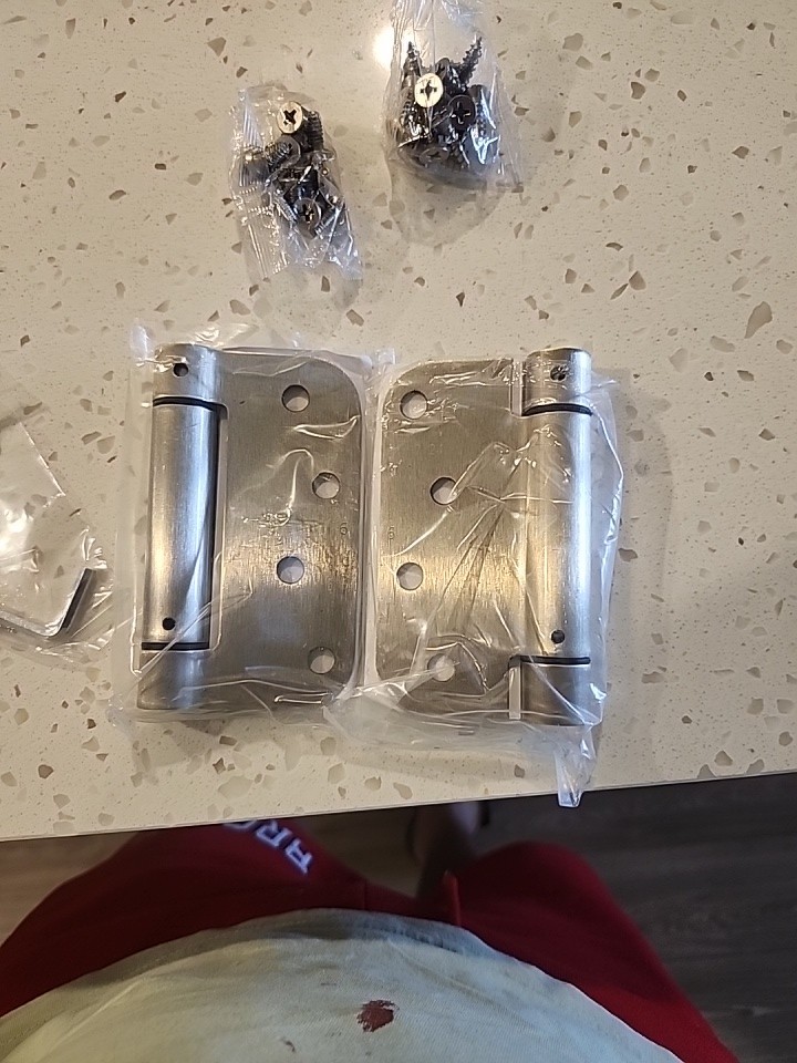 Global Door Controls CPS3535 Series Commercial SPRING HINGE SILVER 3.5x3.5” gallery