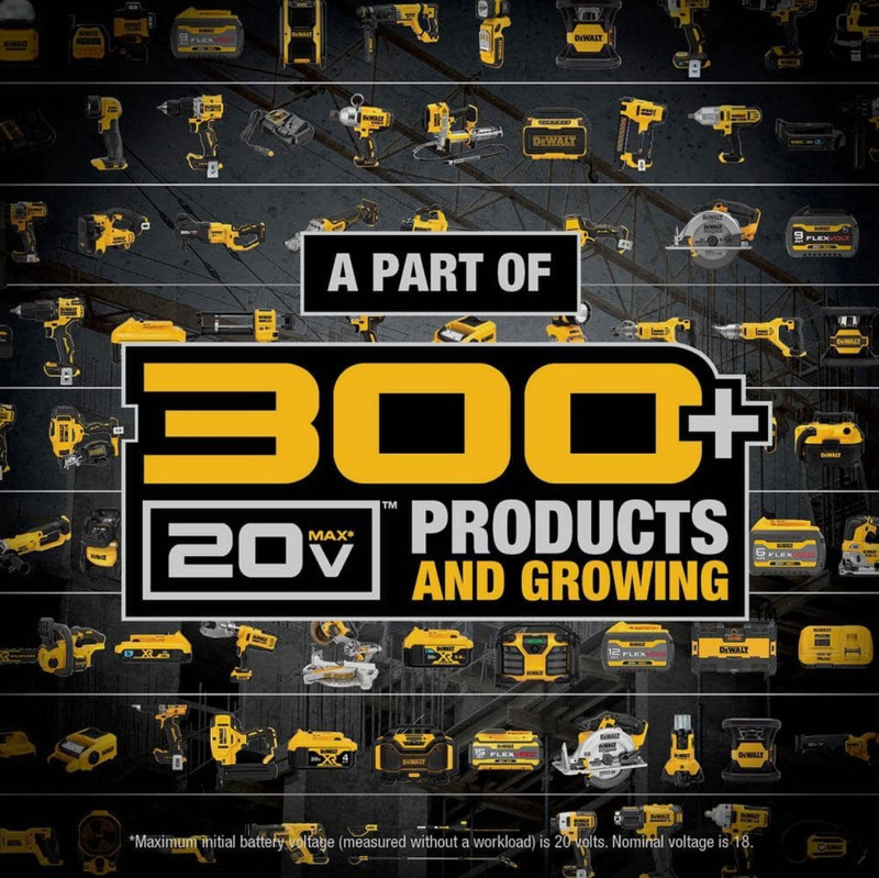DEWALT ATOMIC 20V MAX Compact 1/2 in Drill Driver DCD794D1 2.0Ah Battery+Charger gallery