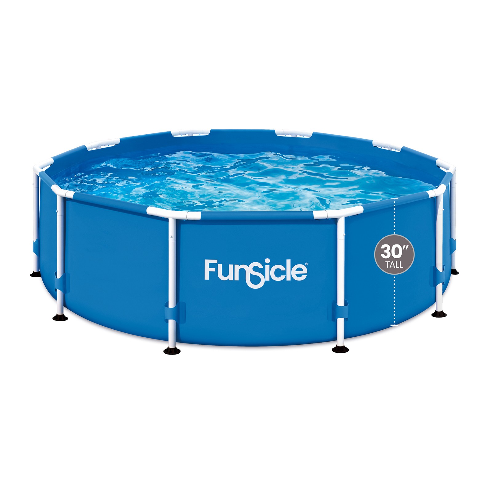 Funsicle 10' x 30" Outdoor Activity Round Frame Above Ground Swimming Pool Set gallery