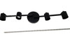 LED 4 Light Track Lighting Kit, Black 4 Way Ceiling Spot Lighting, gallery