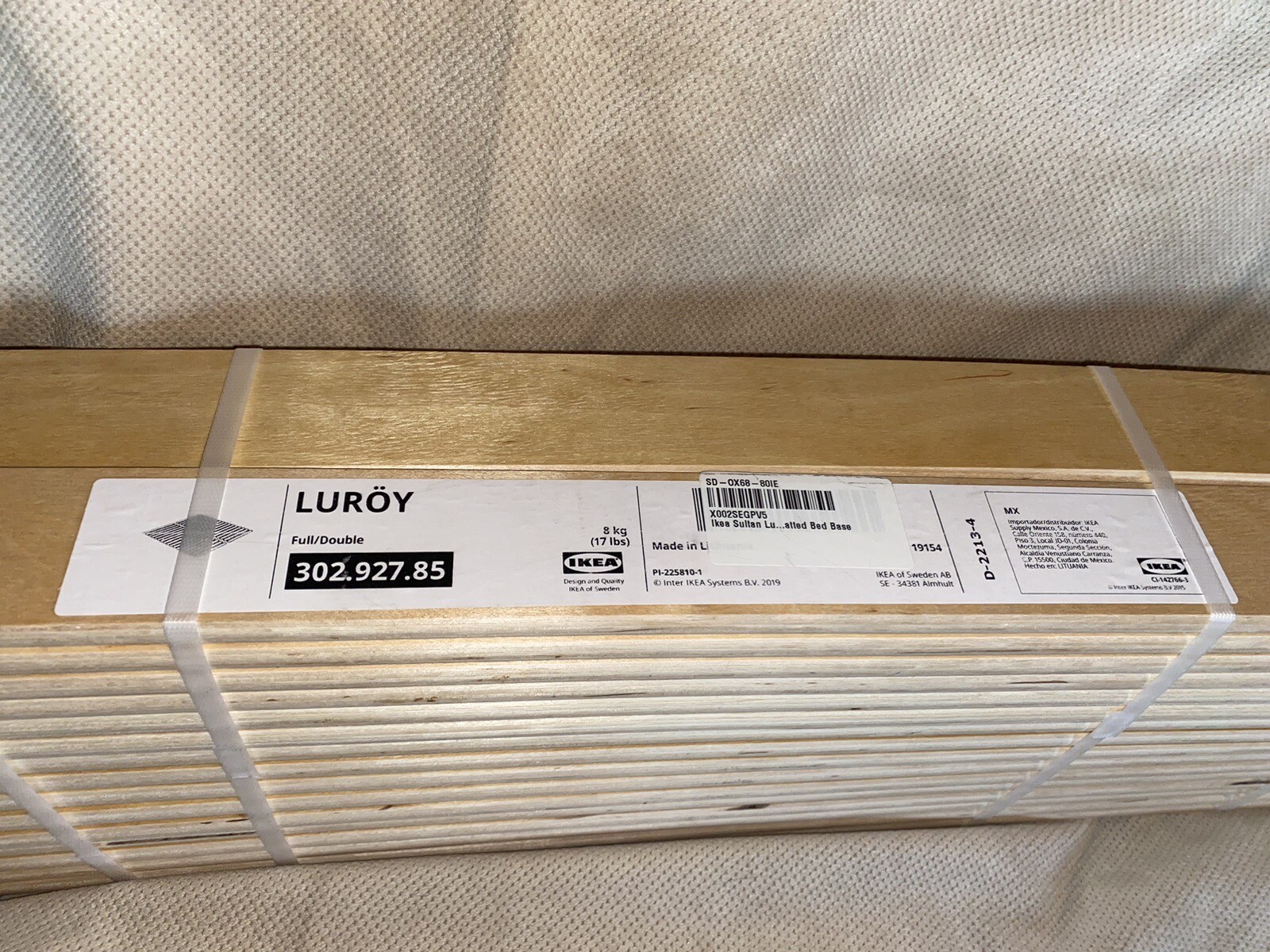 Ikea LUROY Full/Double Slatted bed base 302.927.85 - NEW gallery