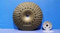 Angle Grinder 7 Inch Resin Fiber Backing Backer Pad 5/8″-11 Threaded Locking Nut
