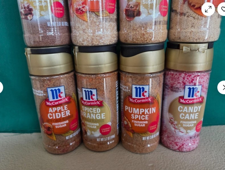 McCormick Finishing Sugars 2025 Limited Edition -CHOOSE FLAVOR - Caramel Toffee gallery