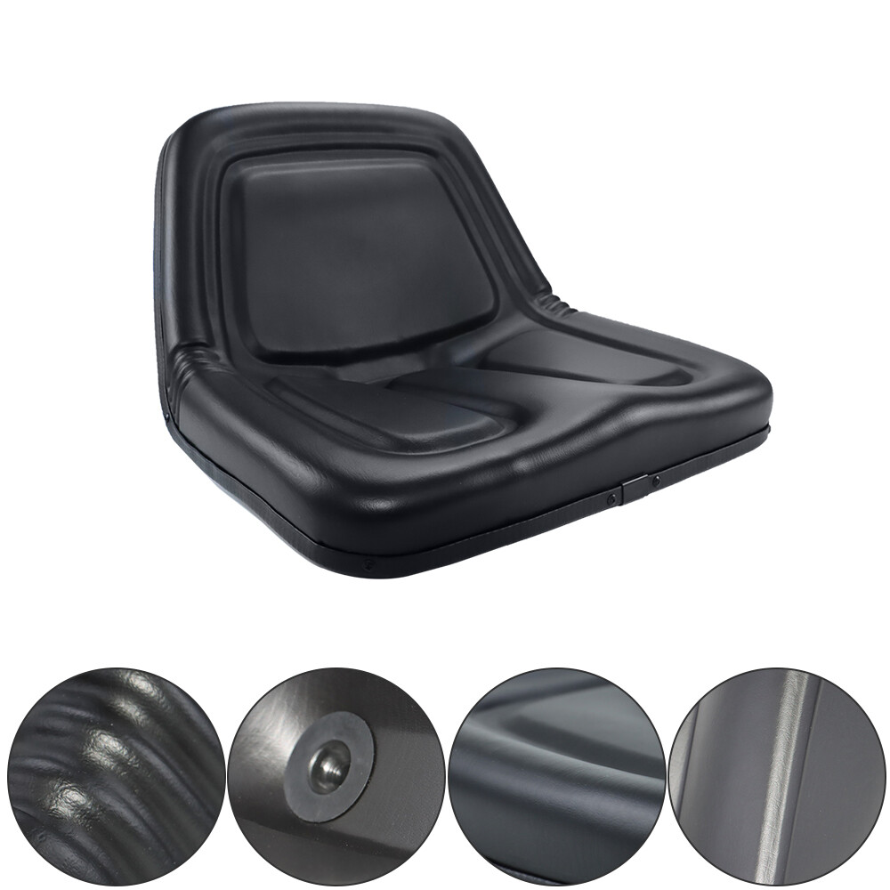 TM333BL Universal Replacement Black High-Back Lawn Mower Tractor Seat