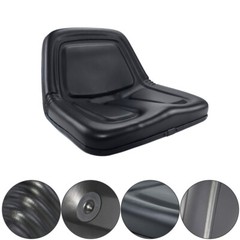 TM333BL Universal Replacement Black High-Back Lawn Mower Tractor Seat