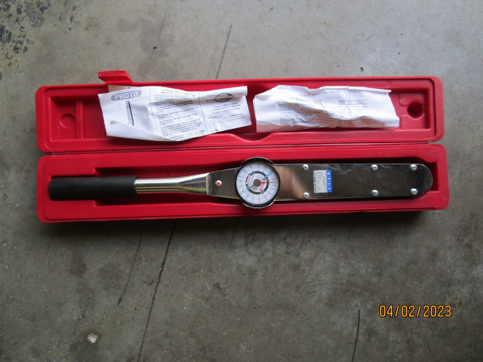 Proto Tools J6121F Torque Wrench 0-175 Lbs New gallery