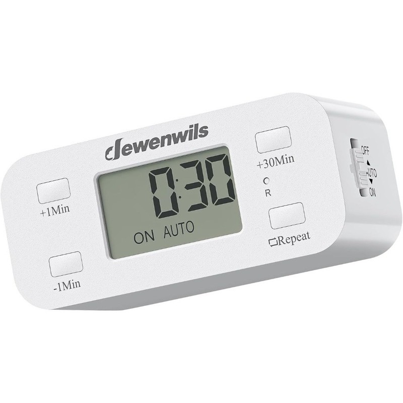 Indoor countdown timer socket, 15A/1000W, 1/2 horsepower, 1 unit gallery
