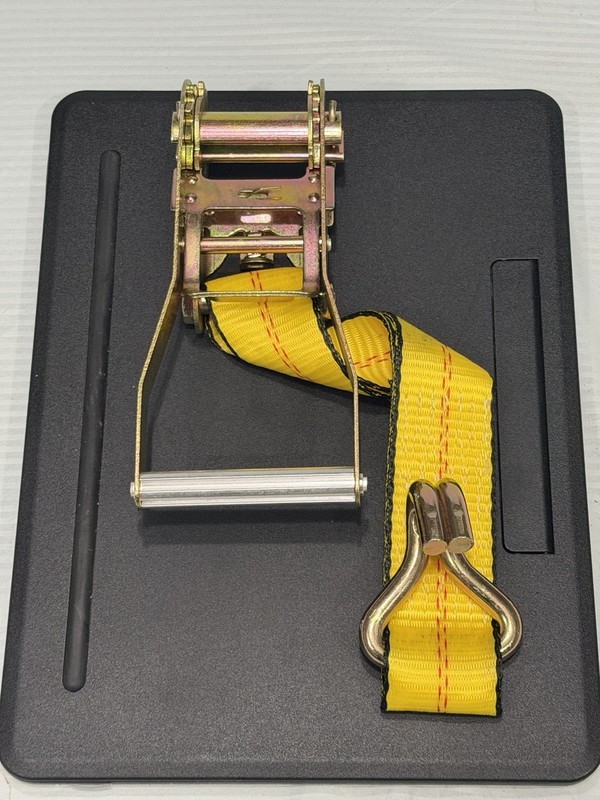 2” x 27’ Ratchet Tie Down Strap 10,000 lb w/ Double J Hooks Heavy Duty Cargo gallery