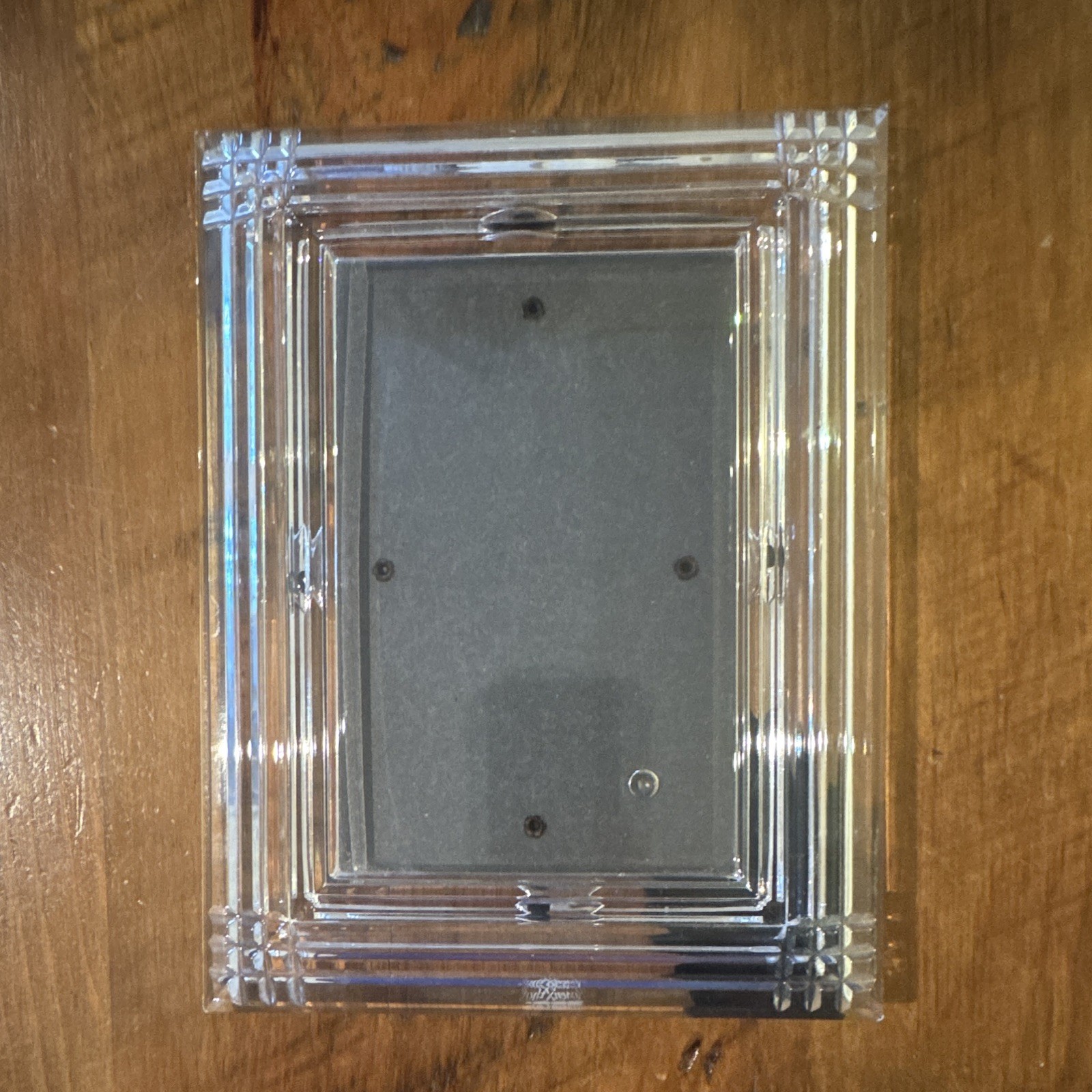 Rosenthal Clear Crystal 5x7 Rectangle Photo Frame Freestanding Rear-Loading gallery