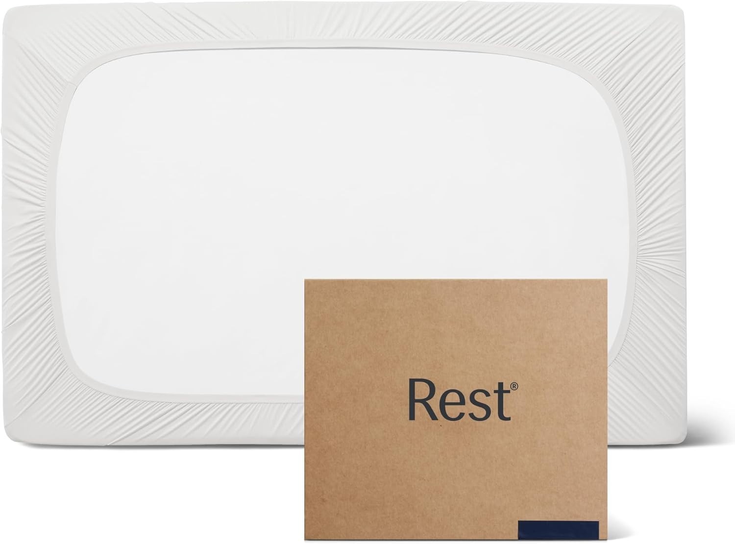 REST® Evercool®+ Fitted Sheet, Twin Size, Arctic White, 13" Deep (up to 15’’) gallery