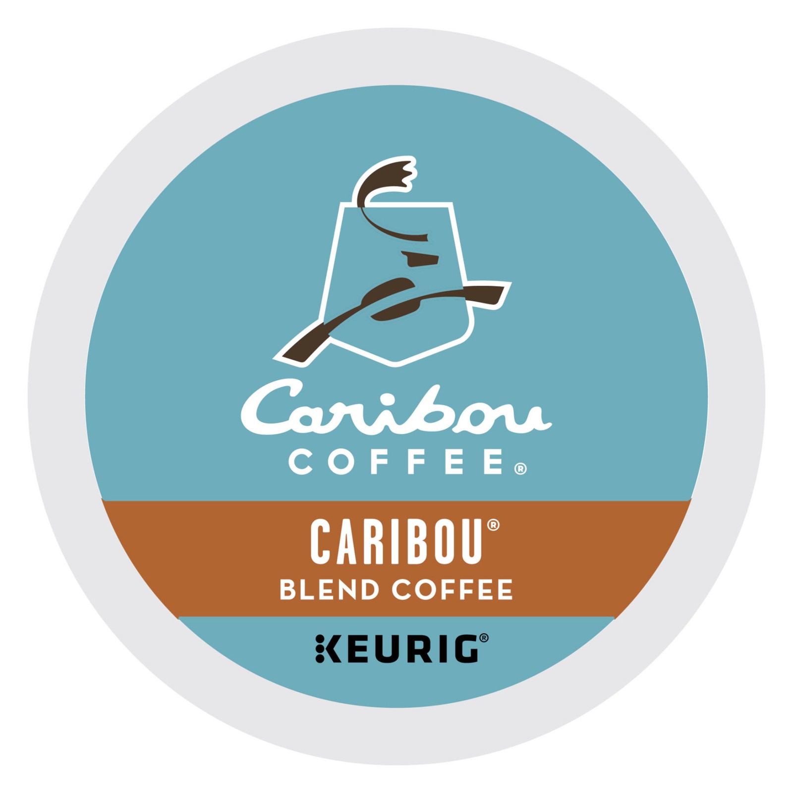 Caribou Blend Coffee, K-Cups, Medium Roast, 96 Count gallery