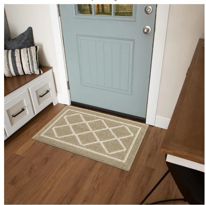 Mohawk Home Diamond Beige Oyster Frost Accent Area Rug 30"x45" Carpet 30 X 45 in gallery