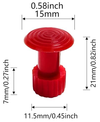 Dent Puller Tabs, 30Pcs 15mm Car Body Dent Removal Pulling Tabs,Paintless Red gallery