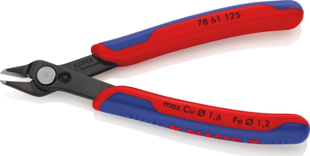 Knipex 5" Electronics Side Cutter Pliers Super Knips Comfort Grips 7861125 NEW