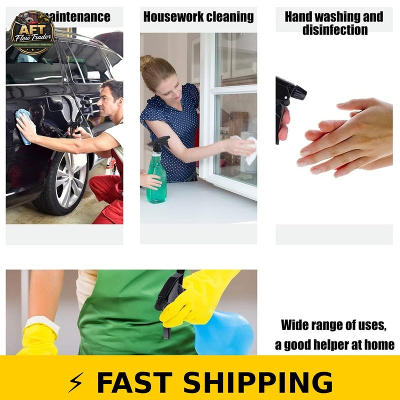 CarCarez Adjustable Trigger Spray Nozzles - 6 Pack Black gallery