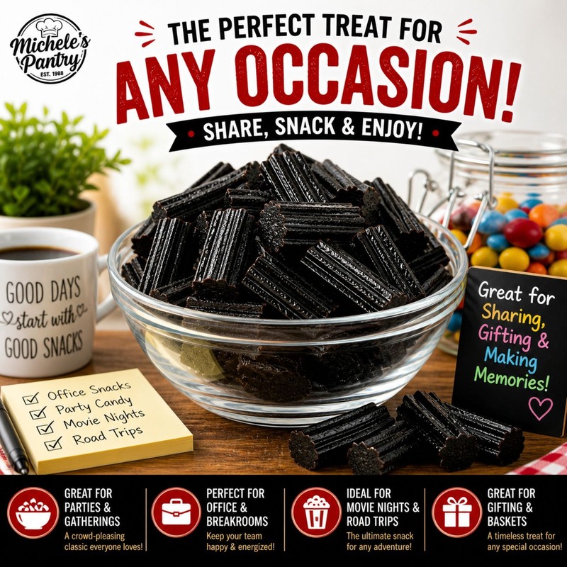 Michele's Pantry Soft Australian Style Black Licorice 2 lbs. gallery