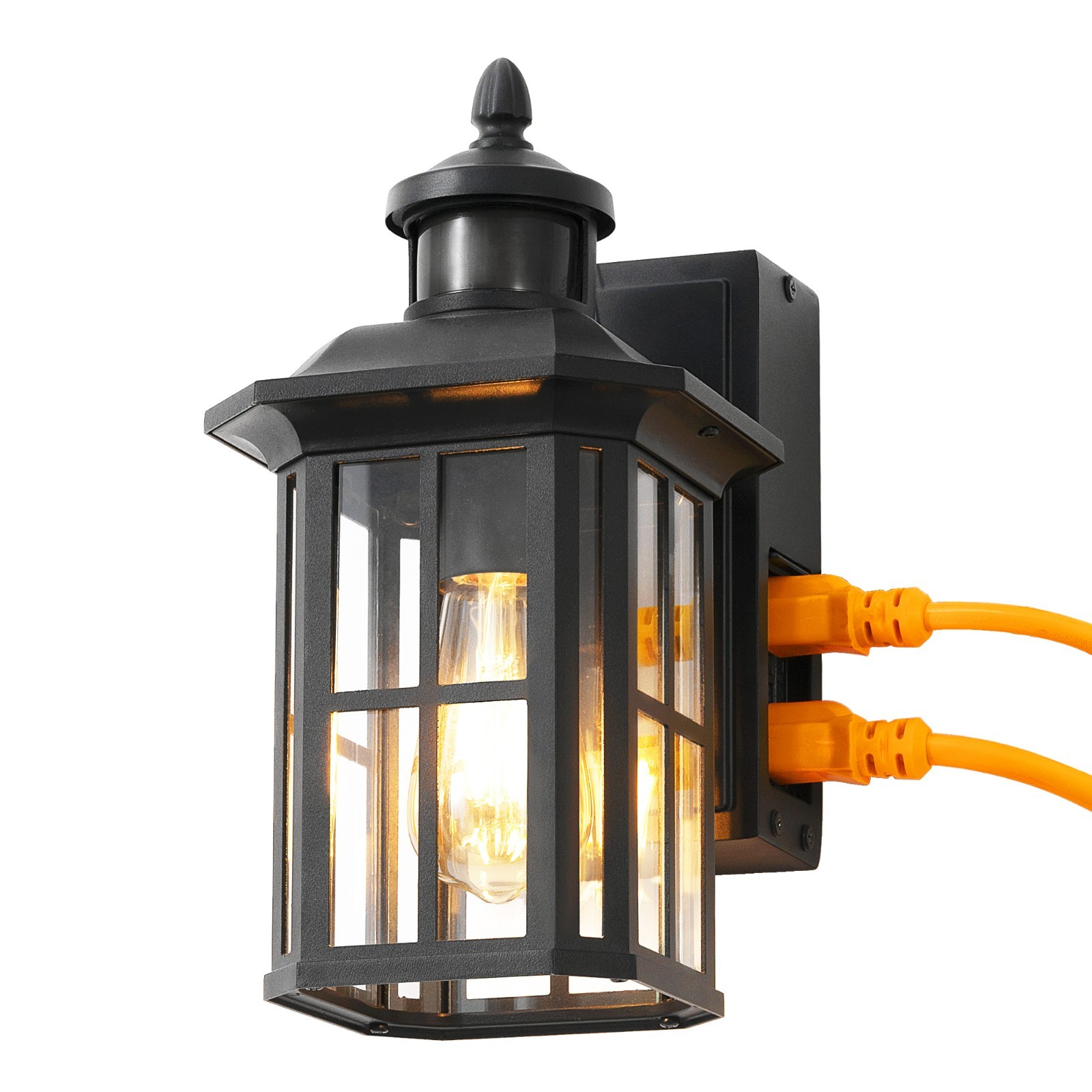 EDISHINE Modern Exterior LED Wall Light Sconce Outdoor Lights, Dusk to Dawn gallery