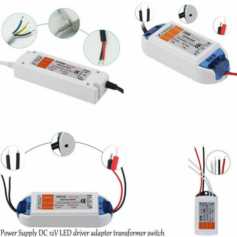 AC 110V 220V To DC 12V LED Driver Transformer Power Supply Adapter For LED Strip gallery