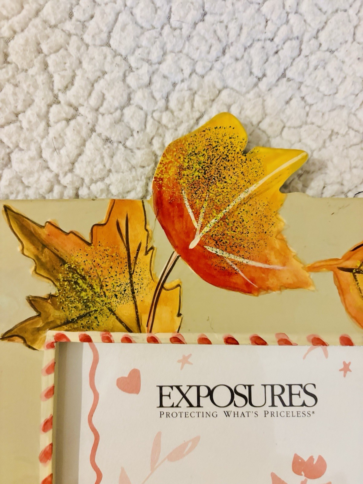 Exposures “September” 4x6 Picture Frame - Beautiful Handpainted! gallery