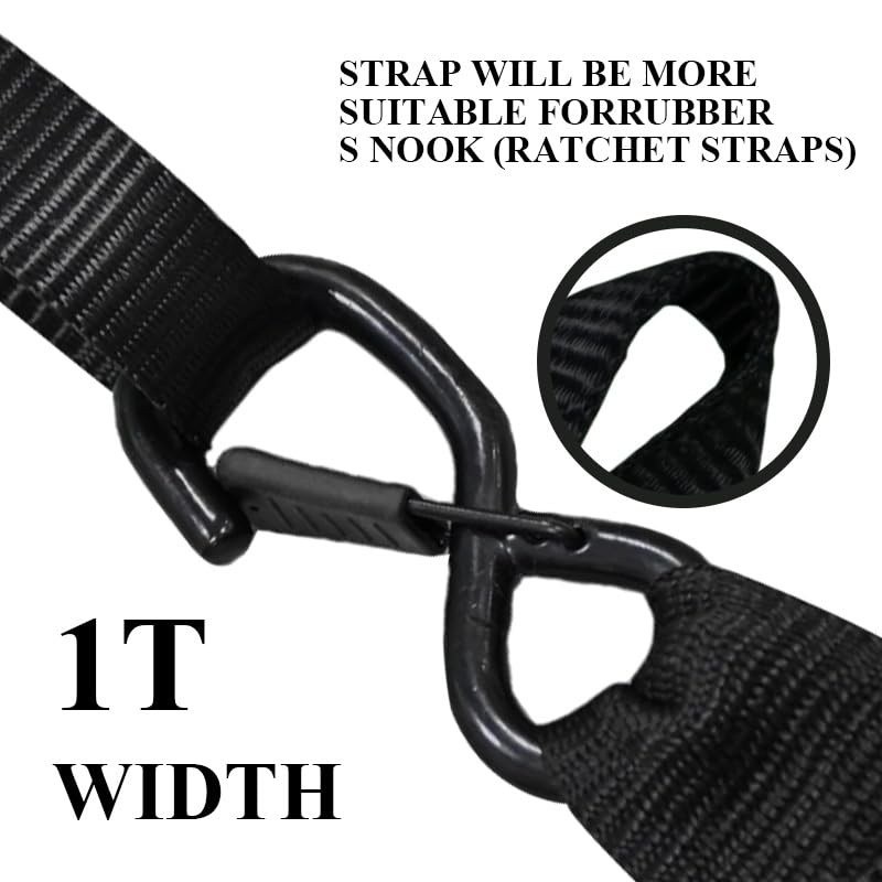 6 Pcs Soft Loop Tie Down Straps,22 Lbs Breaking Strength and 11 Lbs Load gallery