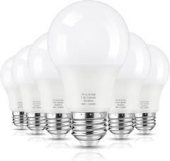 A19 LED Light Bulb, 60 Watt Equivalent LED Bulbs, 5000K Daylight White, 850LM, E