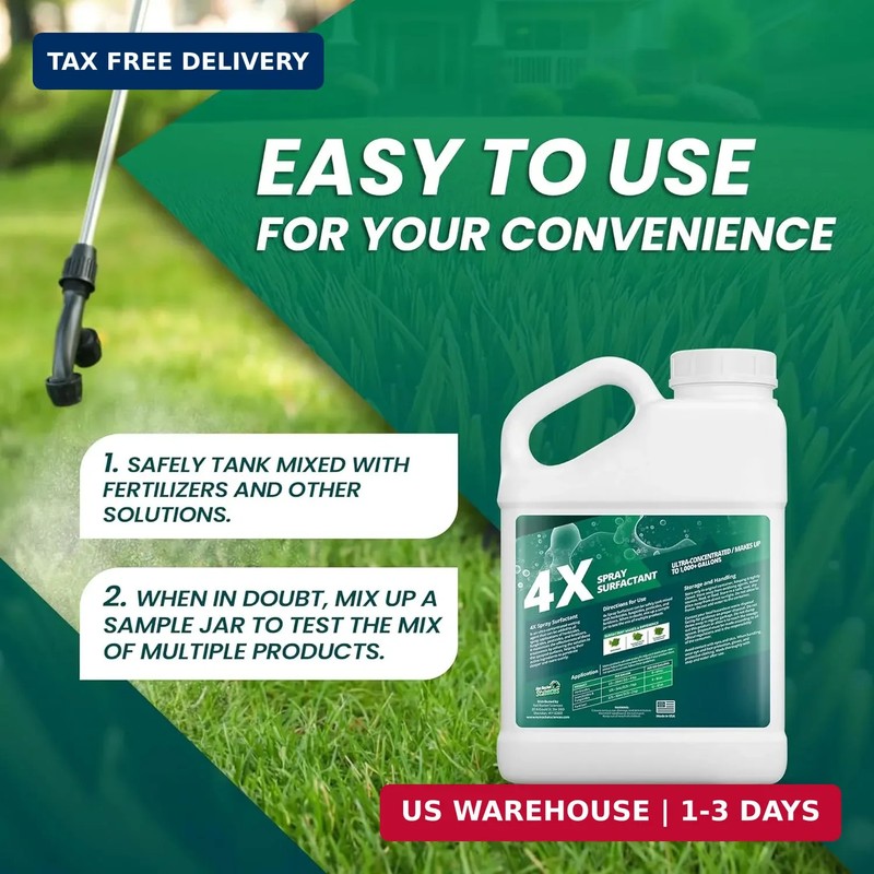 1 Gallon 4X Non Ionic Surfactant - Makes 1000 Gallons - Nonionic Wetting Agent & gallery
