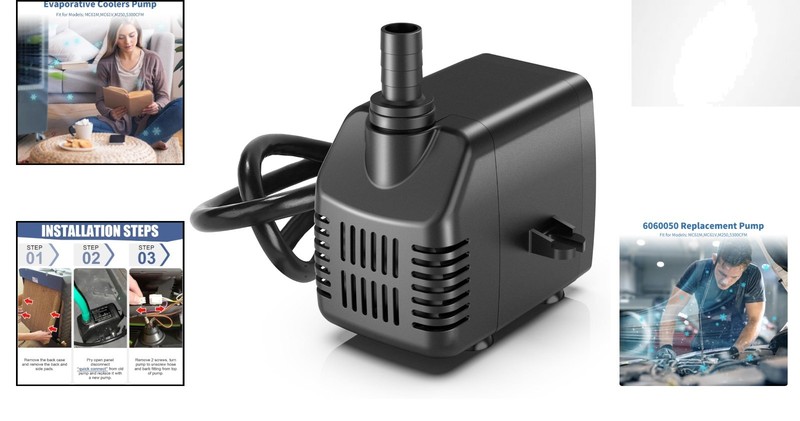 Durable Evaporative Cooling Pump with Corded Electric Power & Fast Installation gallery