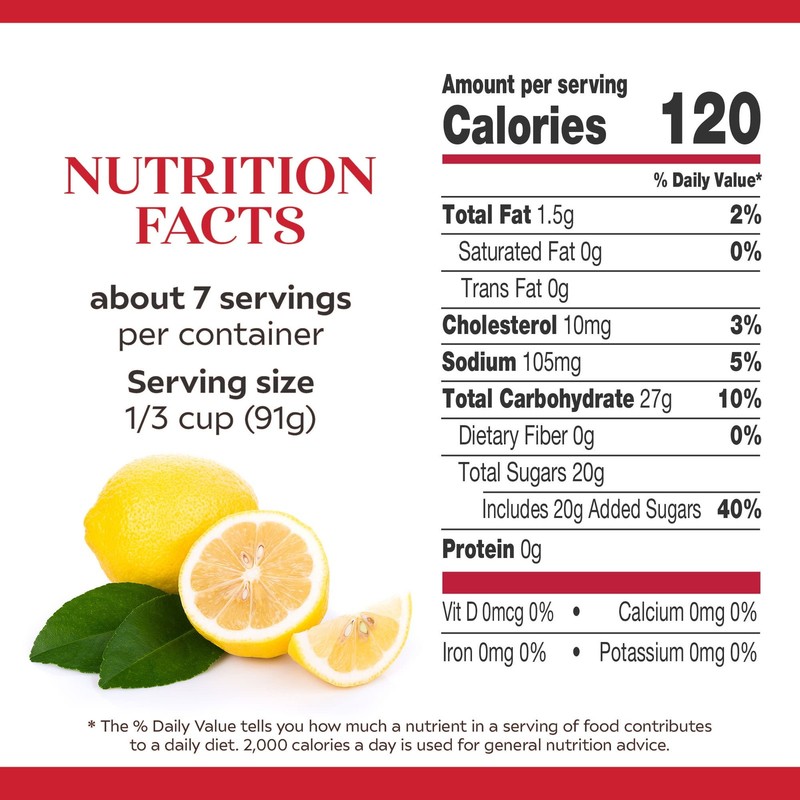 (4 pack) Comstock Original Lemon Crème Pie Filling and Topping, 21 oz. gallery