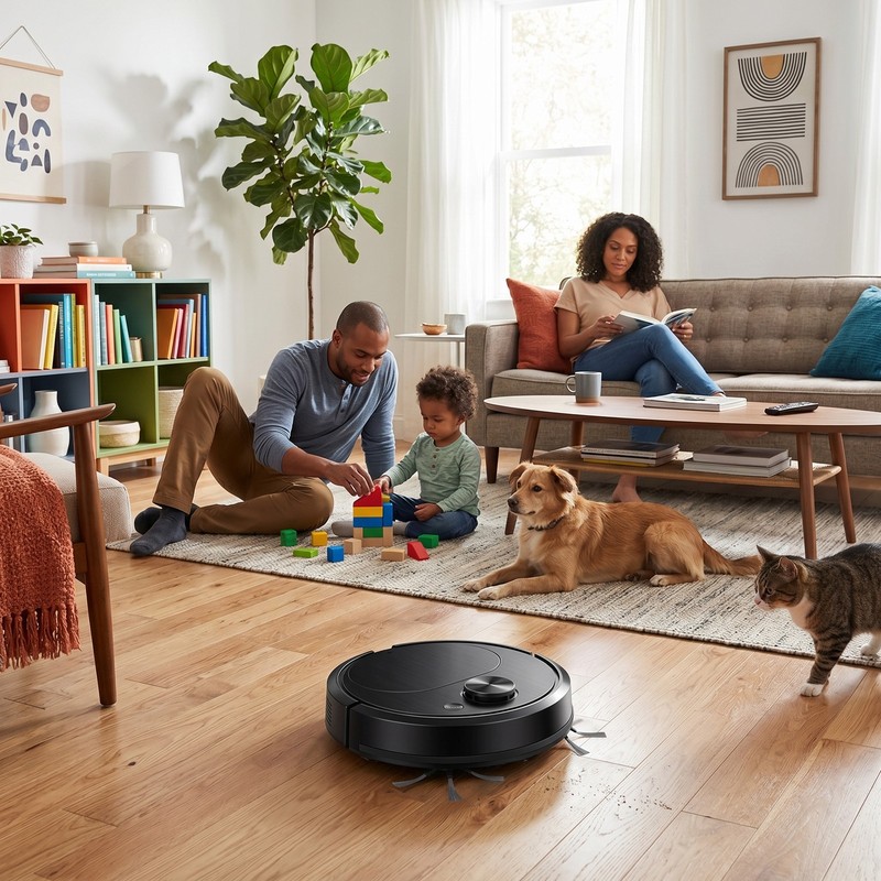 Robot Vacuum Cleaner, Mini Automatic Avoidance USB Charging Smart Sweeping Robot gallery