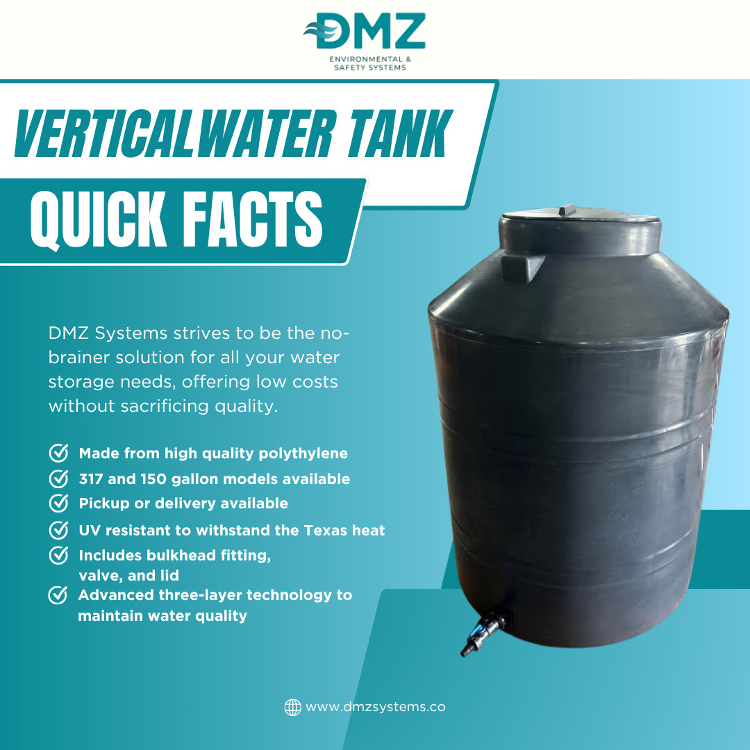 300 Gallons Tanks. Plastic. 42" Diameter by 57" Height. Lid Fitting and Valve. gallery
