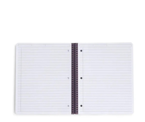 Vera Bradley LAVENDER MEDALLION Large Spiral Notebook College Rule (New&Sealed) gallery
