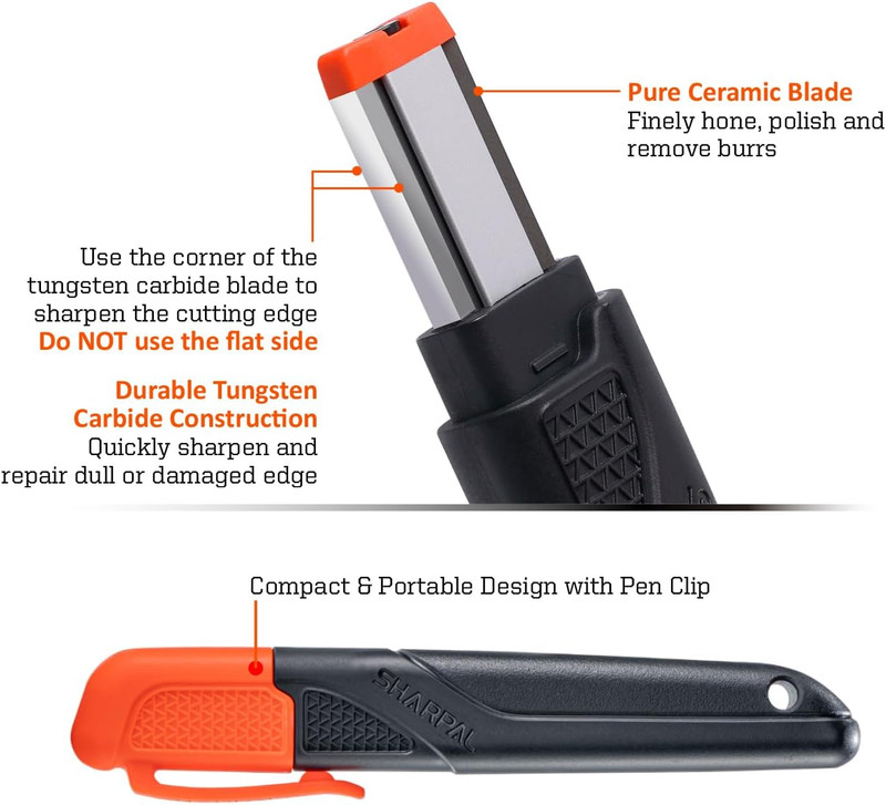 SHARPAL 129N Multipurpose Garden Tool Blade Sharpener for Knife, Pruners, Lopper gallery