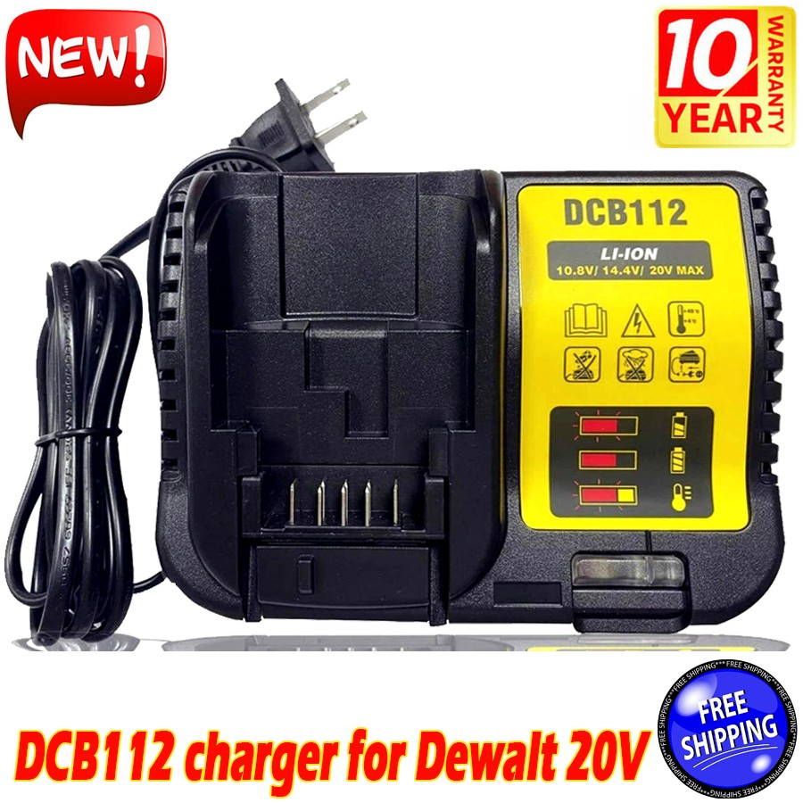 For Dewalt DCB112 12V & 20V Max Li-ion Battery Charger replaces DCB100 & DCB107 gallery