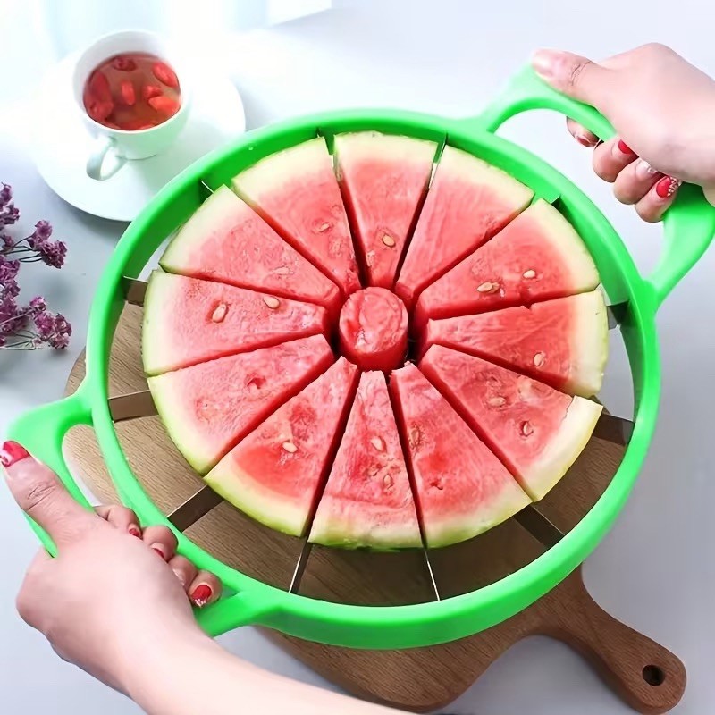 Stainless Steel Watermelon Cutter Fruit Slicer Separator Kitchen Tool Reusable gallery