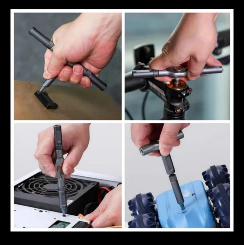 25Pcs 24 in 1 Multifunction Screwdriver Head Set Household Repair Ratchet Wrench gallery