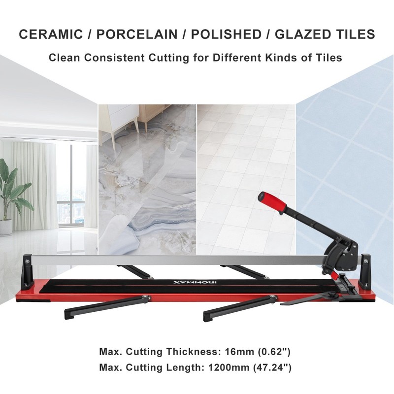 48" Professional Porcelain Ceramic Floor Manual Tile Cutter gallery