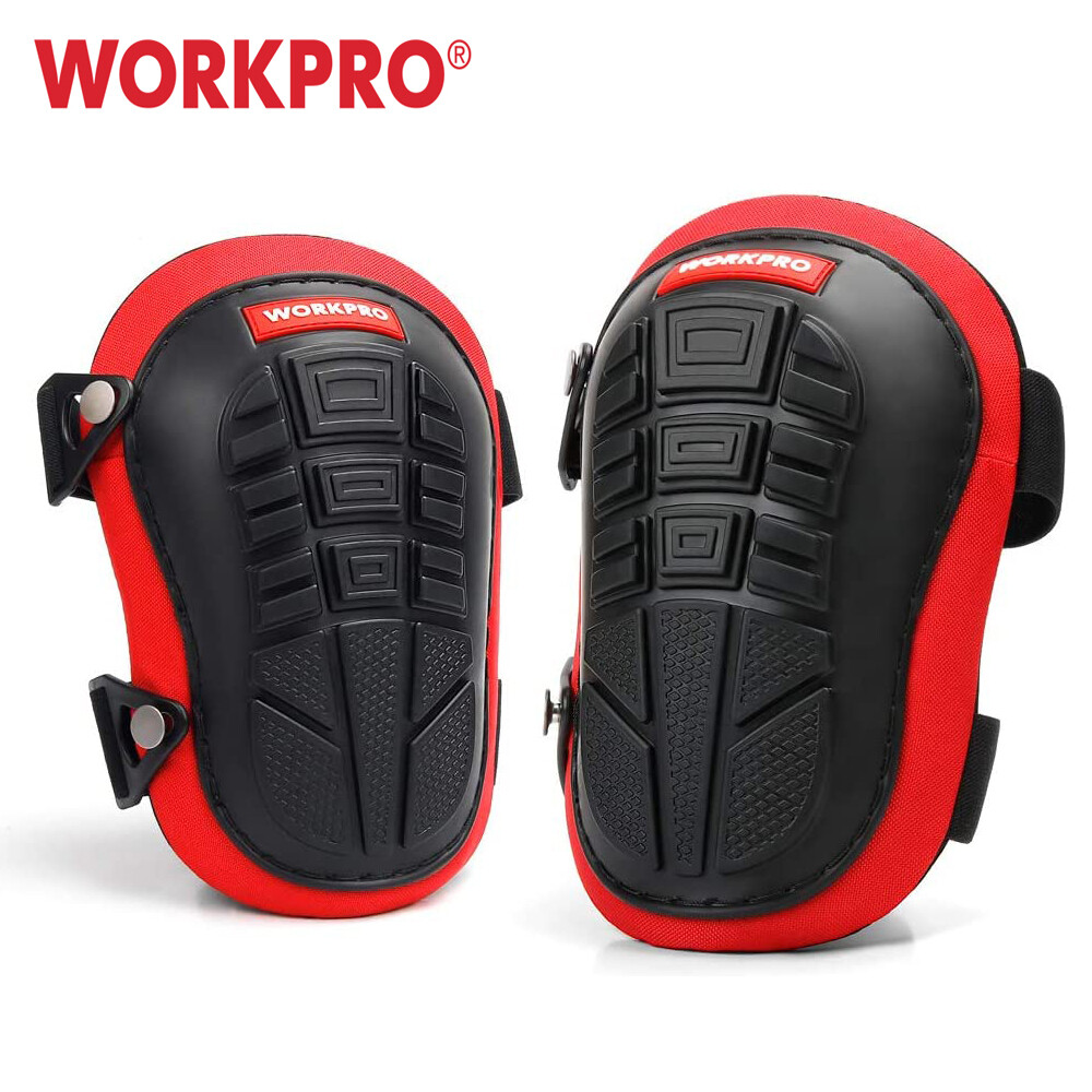 WORKPRO Knee Pads Adjustable With Heavy Duty Foam Padding and Gel Core Knee Pads gallery