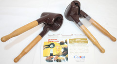 2 NUTCRACKER Ontel Best Nut Cracker & Bottle Opener / Cracks Shell, Protects Nut