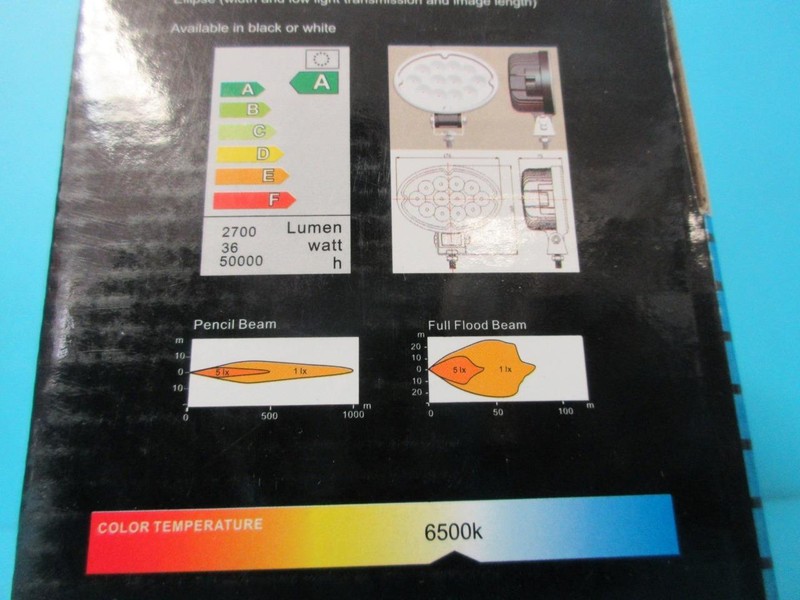 NEW High Power Oval LED High Bright Work Driving Lamp Light 36W 2700lm gallery