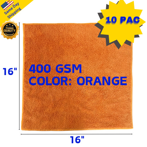 Microfiber Cleaning Towel Cloth no scratch Polish Wax Dry Detailing Car Wash gallery