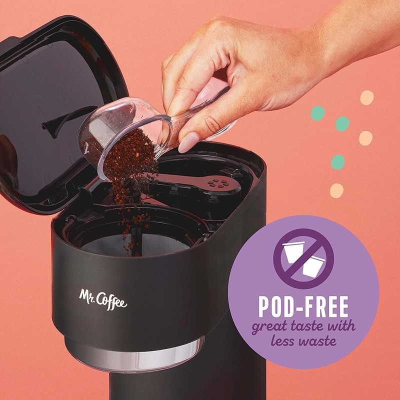 Mr. Coffee Iced and Hot Coffee Maker with 22-Ounce Tumbler - Black gallery