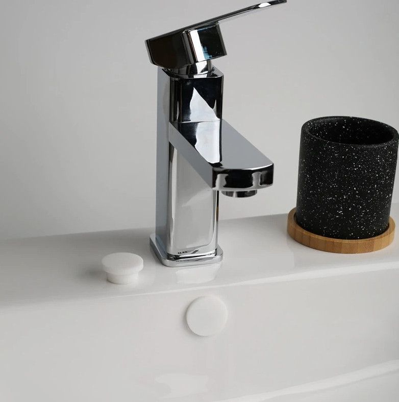 8pcs Bathroom Rubber Sink Overflow Rings Drain Seal Stopper Plug Set - NEW gallery