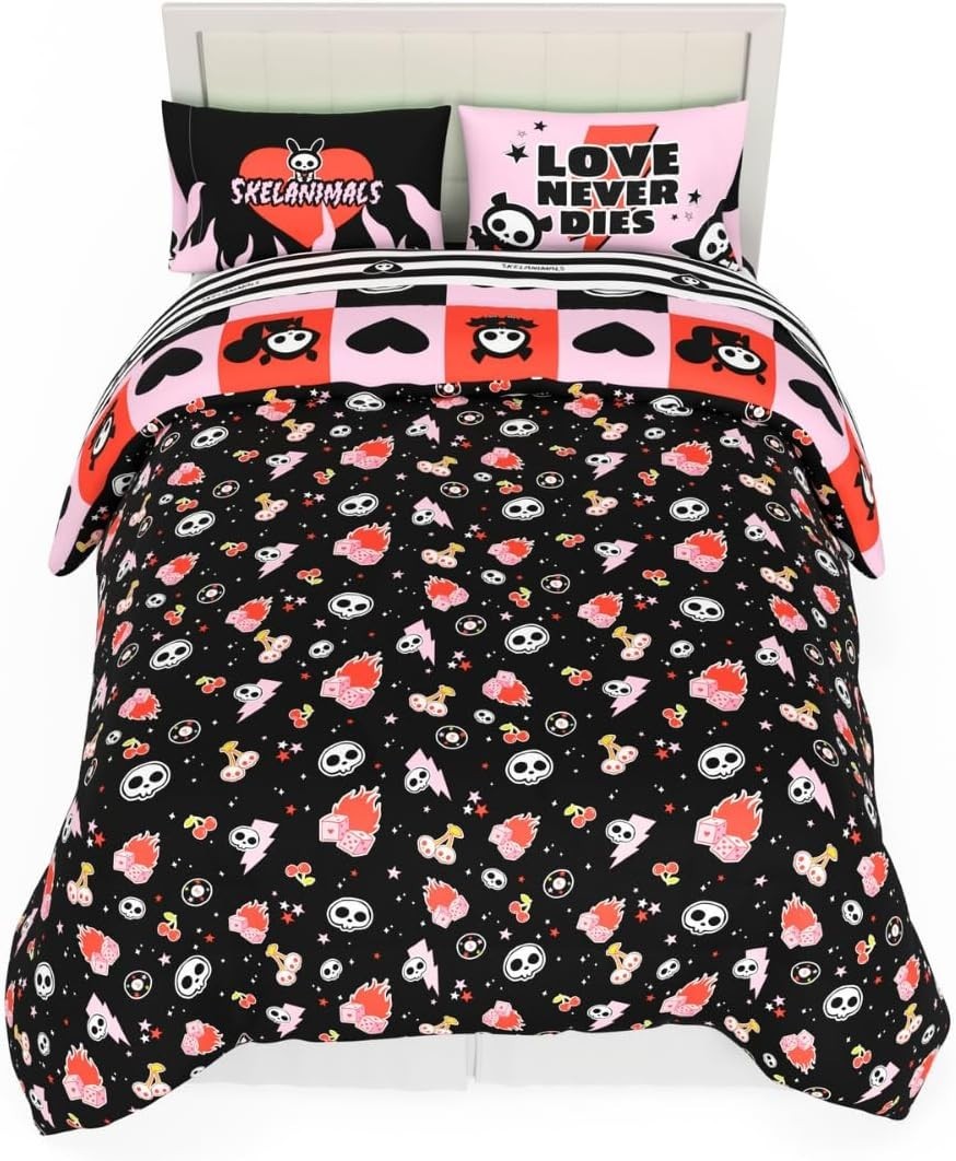 Skelanimals Spooky Kids Reversible Bed Set-AB0GC7Y427C4, AB0GC6KV7WF4 gallery