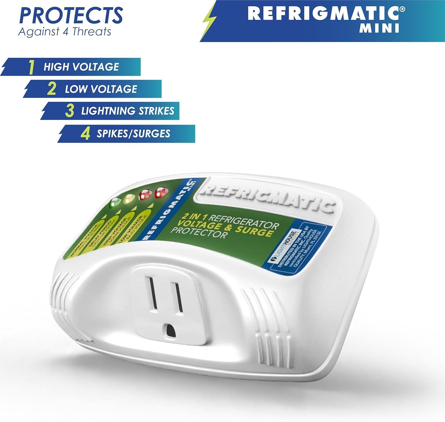 Refrigmatic WS-36300 Electronic Surge Protector for Refrigerator Up to 27 cu.ft. gallery