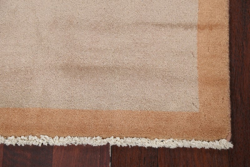 BORDERED Gabbeh Modern Oriental Area Rug Hand-knotted Wool Foyer Carpet 2x3 ft gallery